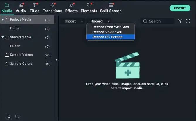 Can I Record Screen With Filmora?