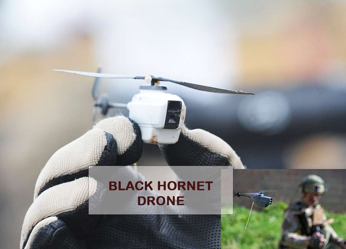 Black Hornet Nano Unmanned Air Vehicle (UAV) Drone